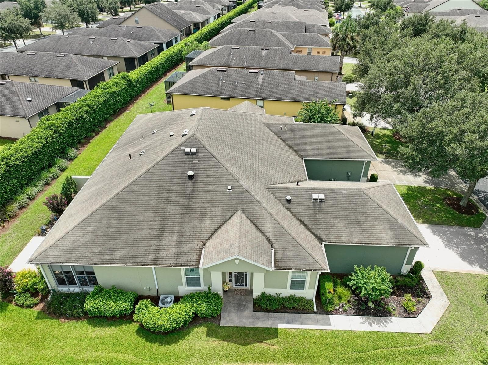 Aerial view of Villa Entryway - 7139 SW 91ST CT, OCALA
