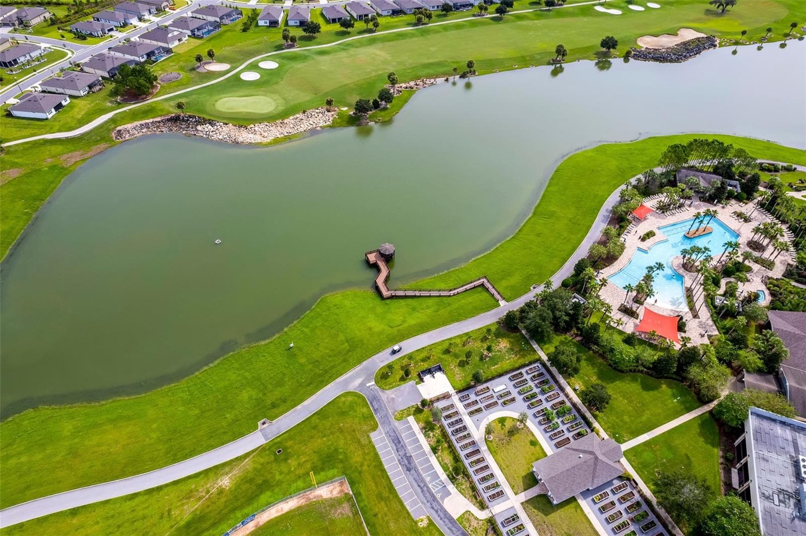 Stone Creek Amenity Complex - Pond w/ Gazebo Pier - 7139 SW 91ST CT, OCALA