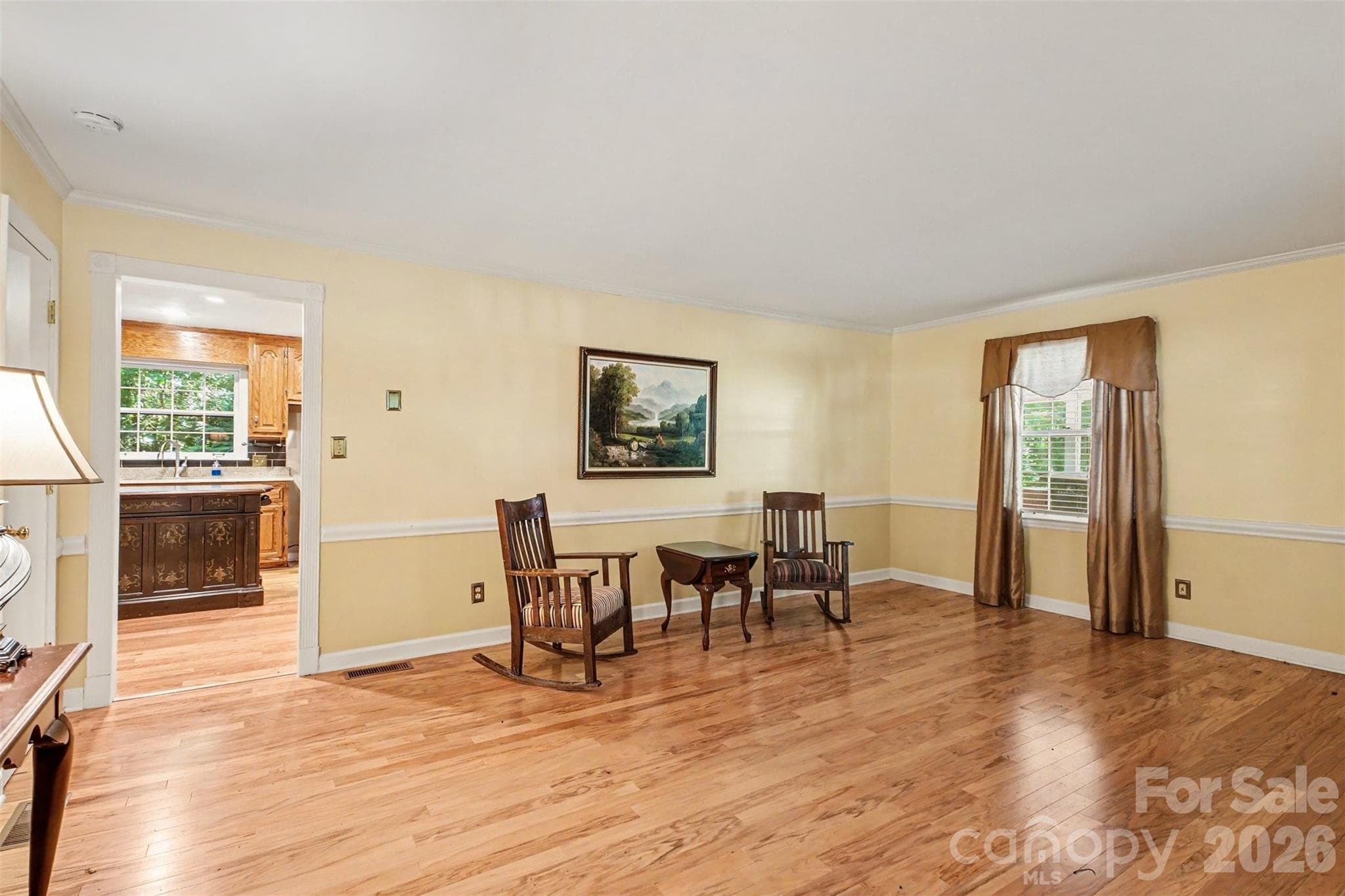 View from the Living Room into the Kitchen - 113 Brookshire Avenue, Kannapolis