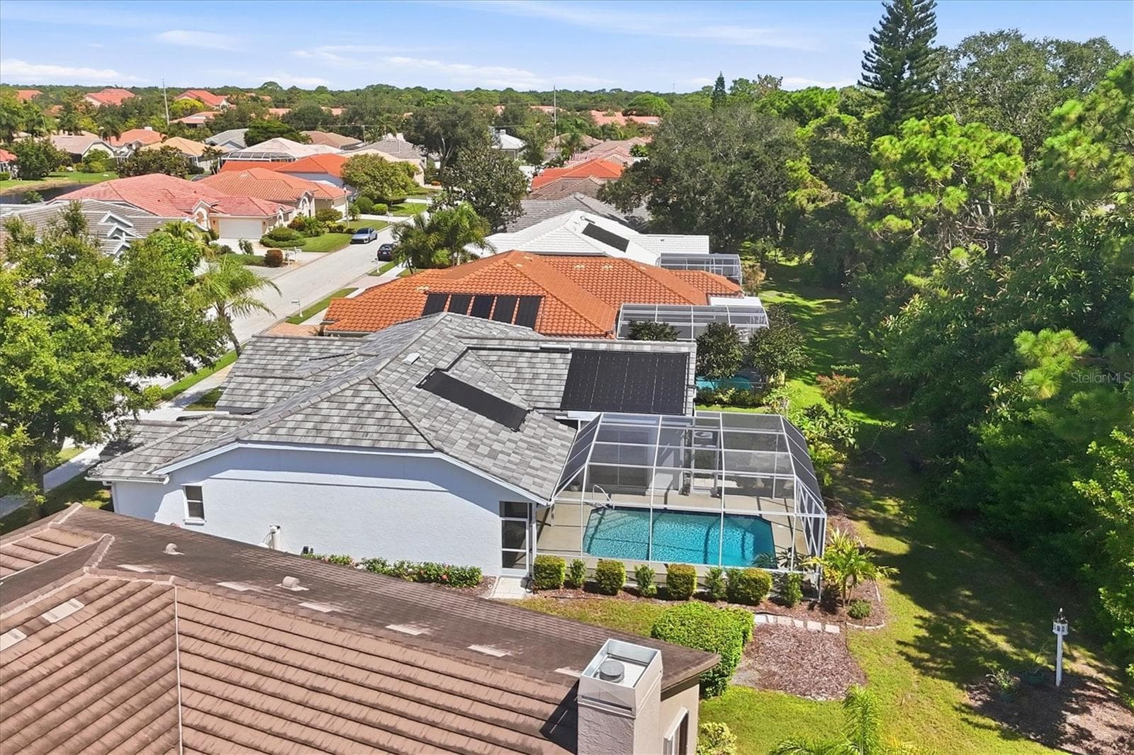 Aerial - 8857 HAVENRIDGE DR, SARASOTA