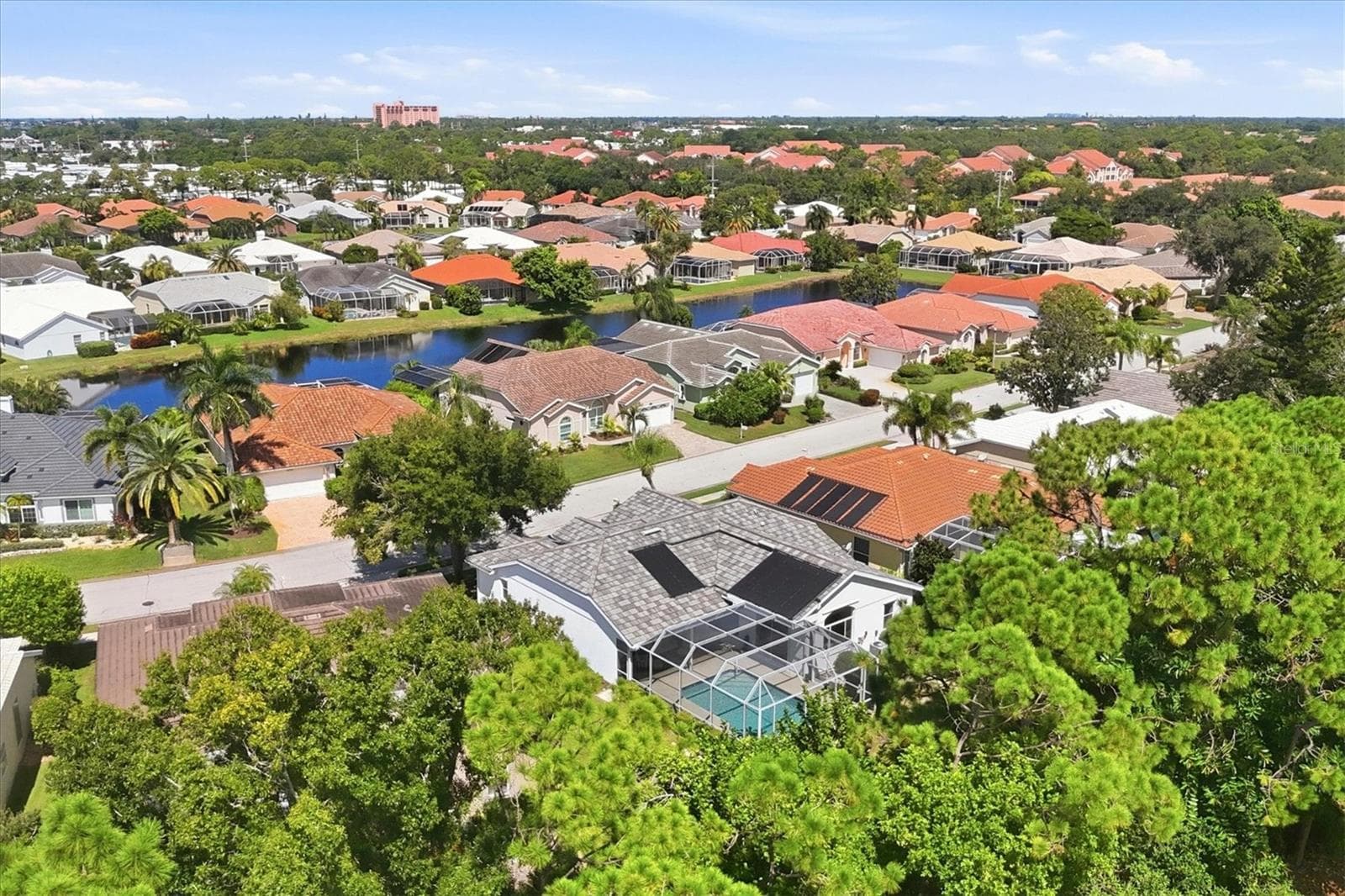 Aerial - 8857 HAVENRIDGE DR, SARASOTA