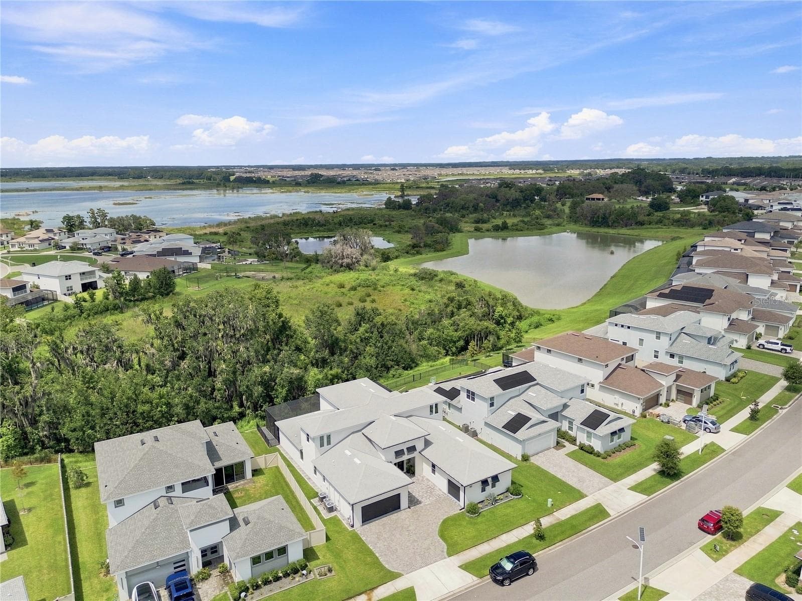 8699 Ivy Stark Blvd - Exterior Drone - 8699 IVY STARK BLVD, WESLEY CHAPEL