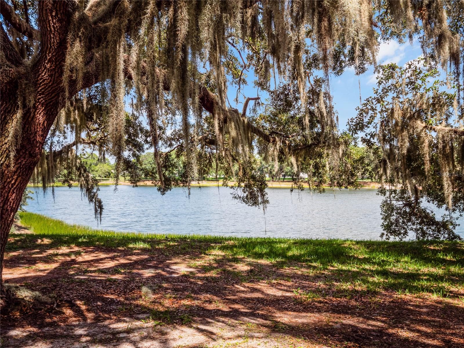 Partial view of Lake Evert, one of four Catch & Release lakes within the community - 5606 LAVER ST, LEESBURG