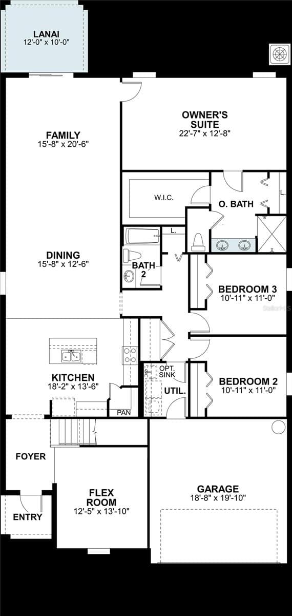 Floorplan - 4561 LAKE FOX DR, LAKELAND