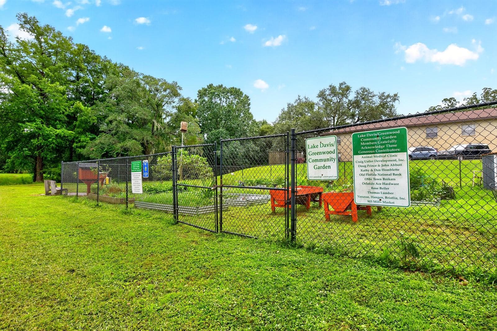 Lake Davis community garden. - 1212 ELMWOOD ST, ORLANDO