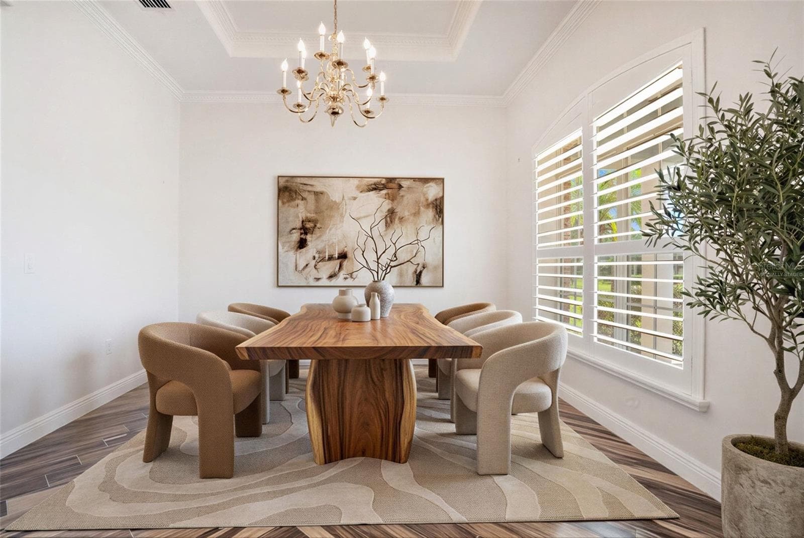 Dining Room - Virtually Staged - 5365 SHADY OAK CIR, ST CLOUD