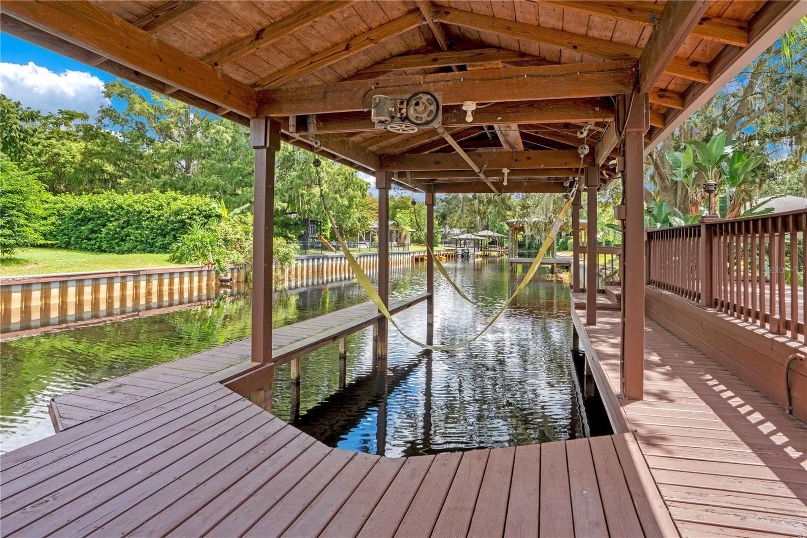 Boat Lift and Dock - 5365 SHADY OAK CIR, ST CLOUD