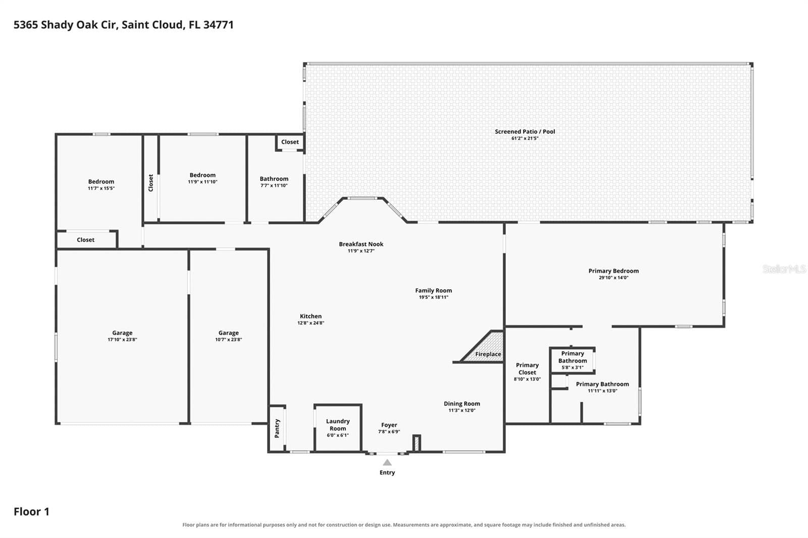 Single Family Residence at 5365 SHADY OAK CIR, ST CLOUD, photo 53 of 54