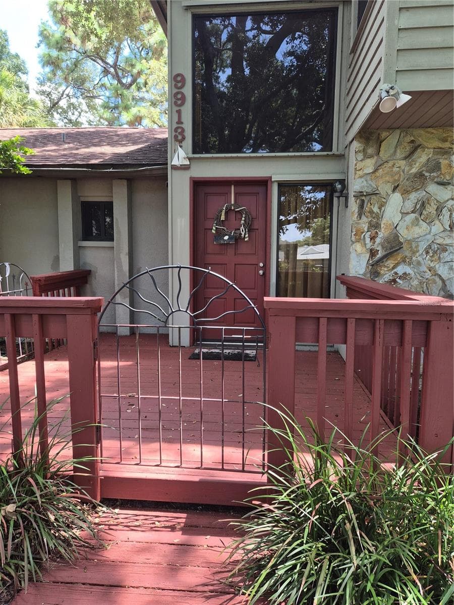 Front Door - 9913 W BAY ST, SEMINOLE