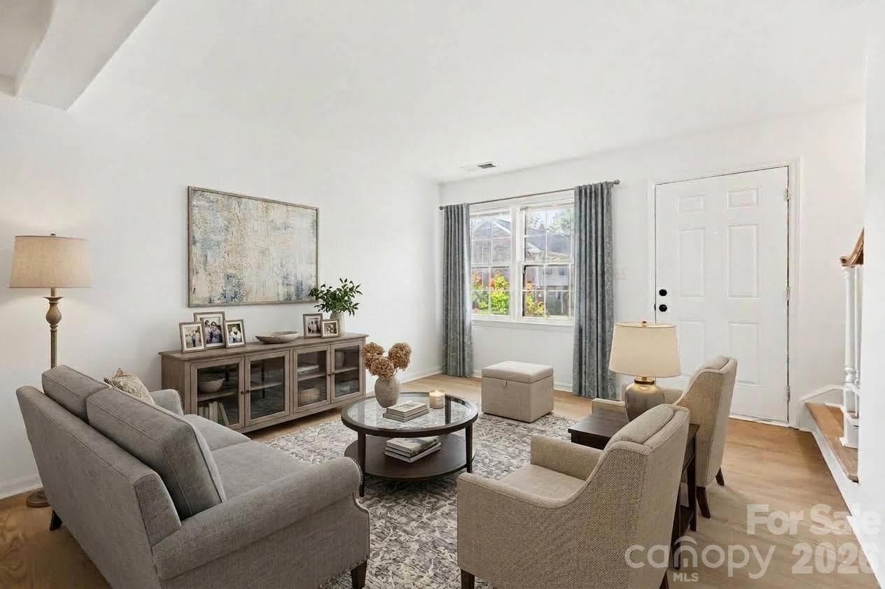 virtually staged - 1231 Archdale Drive, Charlotte
