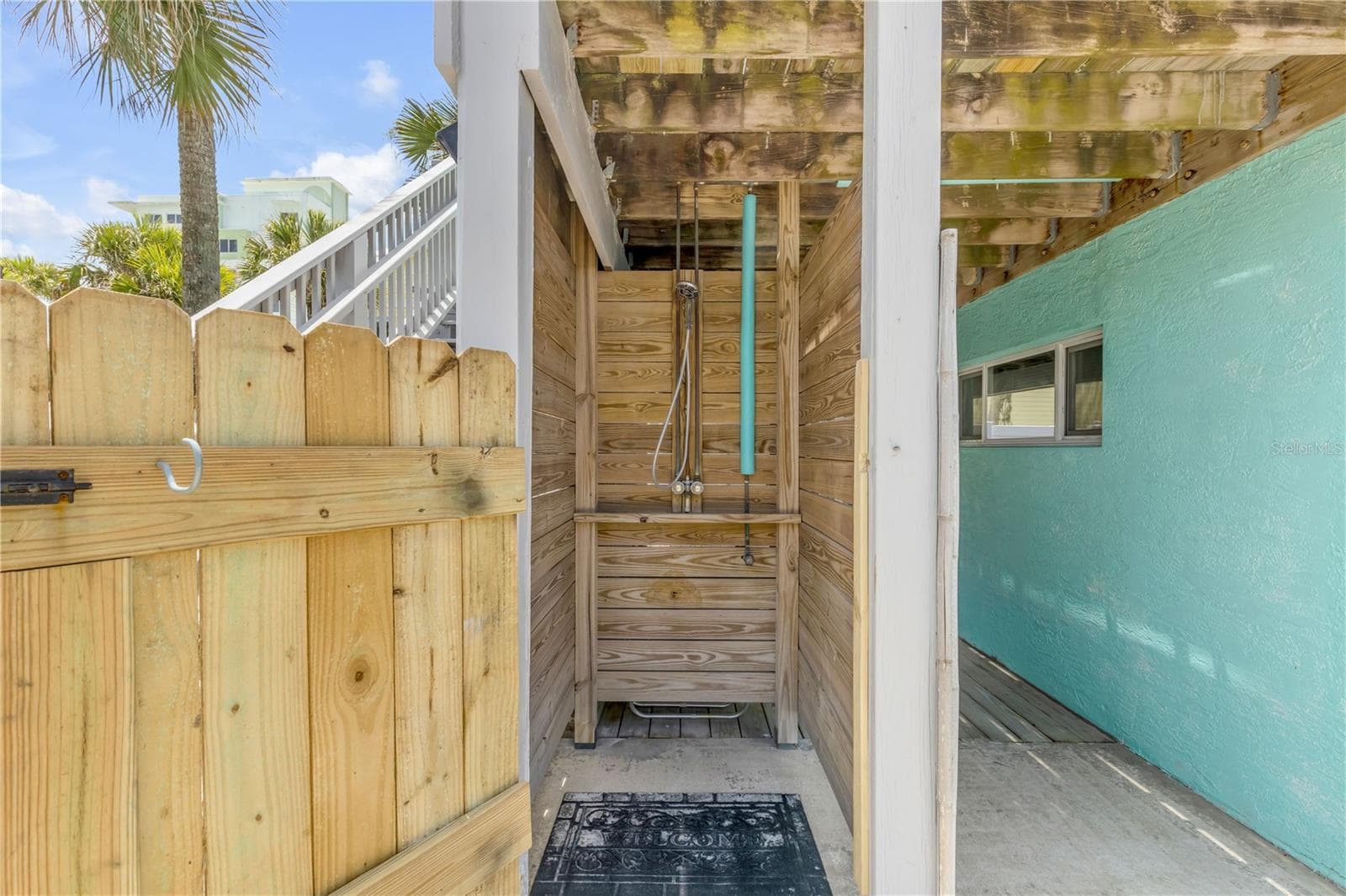 Outdoor shower - 2707 S ATLANTIC AVE, NEW SMYRNA BEACH