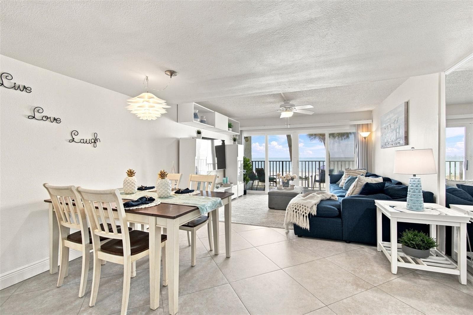 Living/dining room - 60 GULF BLVD #214, INDIAN ROCKS BEACH