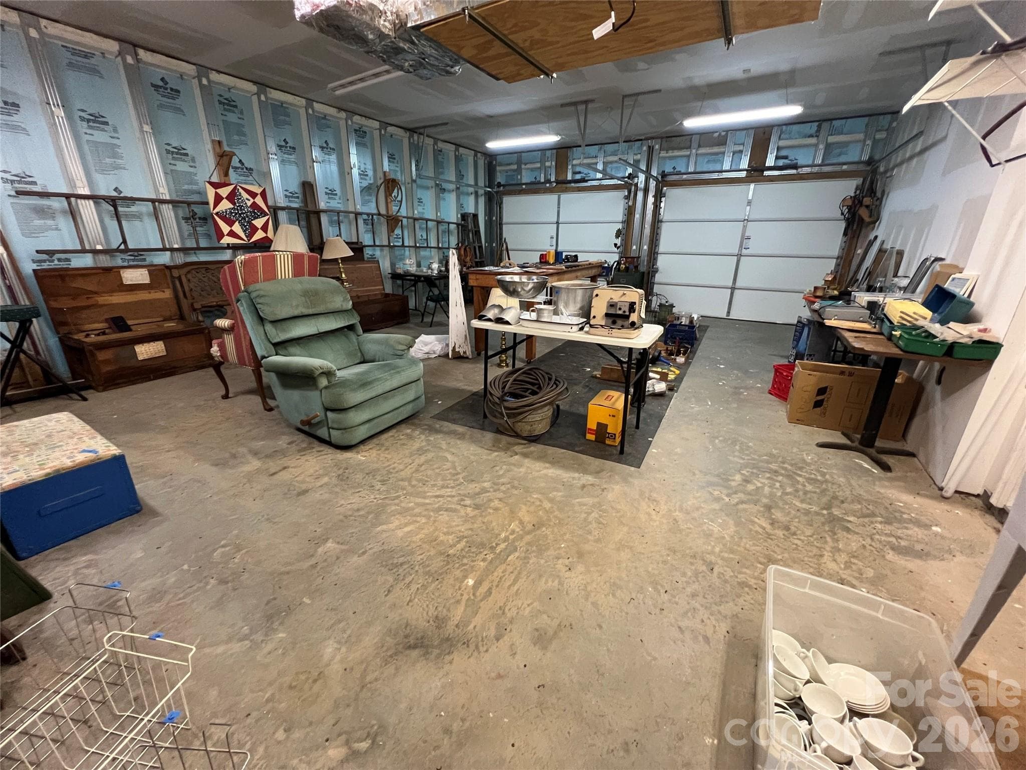 Large 2 car garage - 651 Dills Road, Rutherfordton