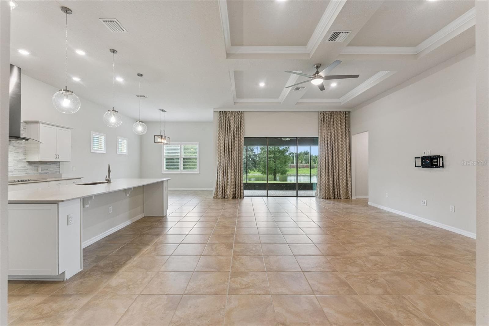 Living Room, Kitchen and Dining Room - 1005 MARE WAY, OVIEDO