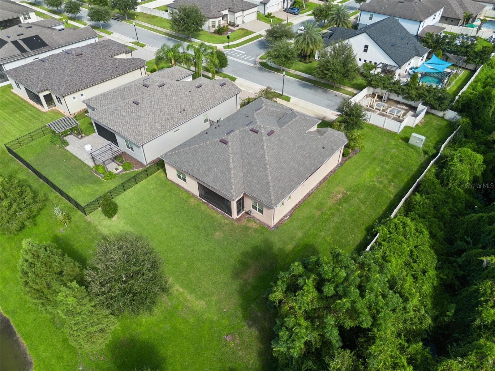 Aerial View - 1005 MARE WAY, OVIEDO