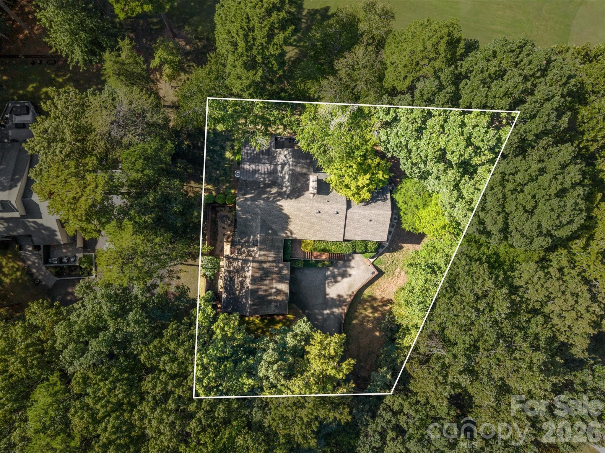 Aerial view of the home and grounds - 10 Bald Eagle Road, Lake Wylie