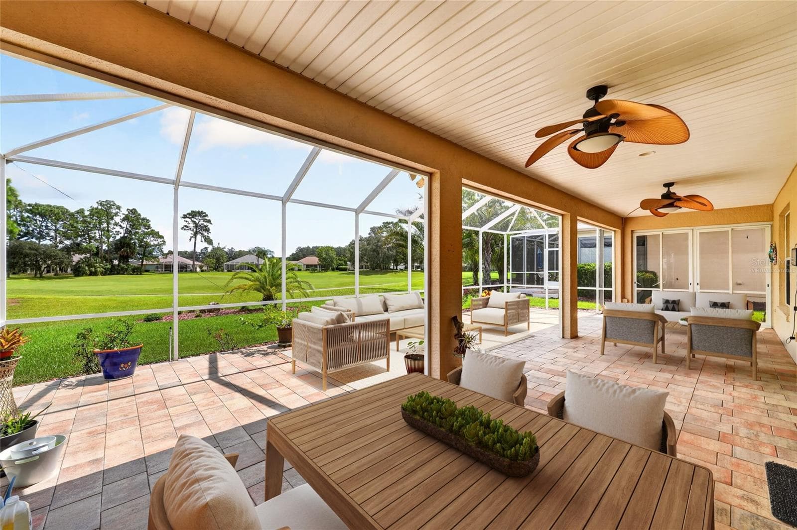 Virtually Staged Lanai - 12827 SE 90TH COURT RD, SUMMERFIELD