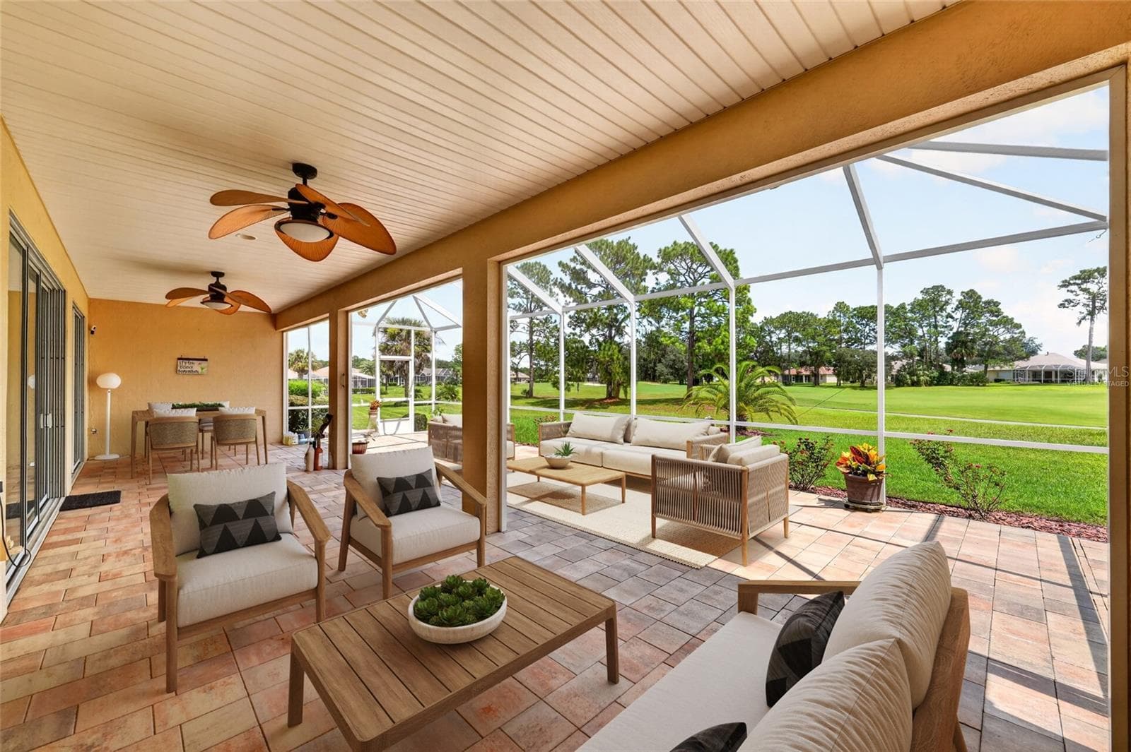 Virtually Staged Lanai - 12827 SE 90TH COURT RD, SUMMERFIELD
