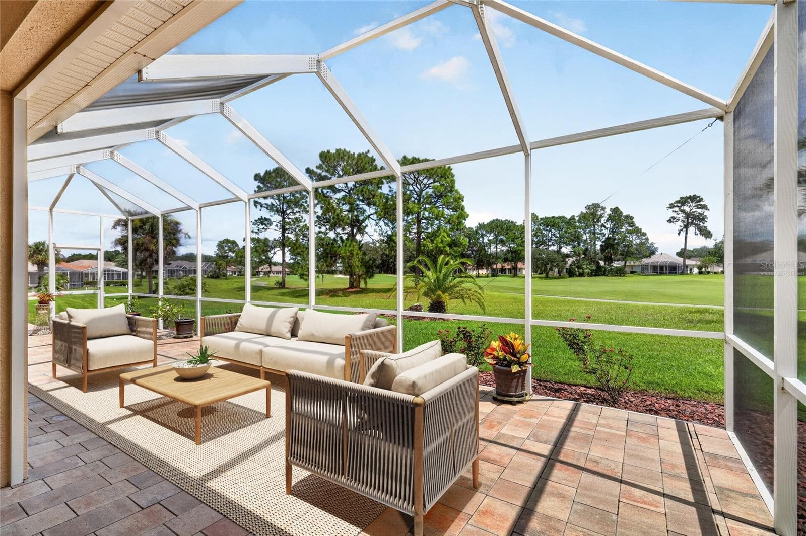 Virtually Staged Lanai - 12827 SE 90TH COURT RD, SUMMERFIELD