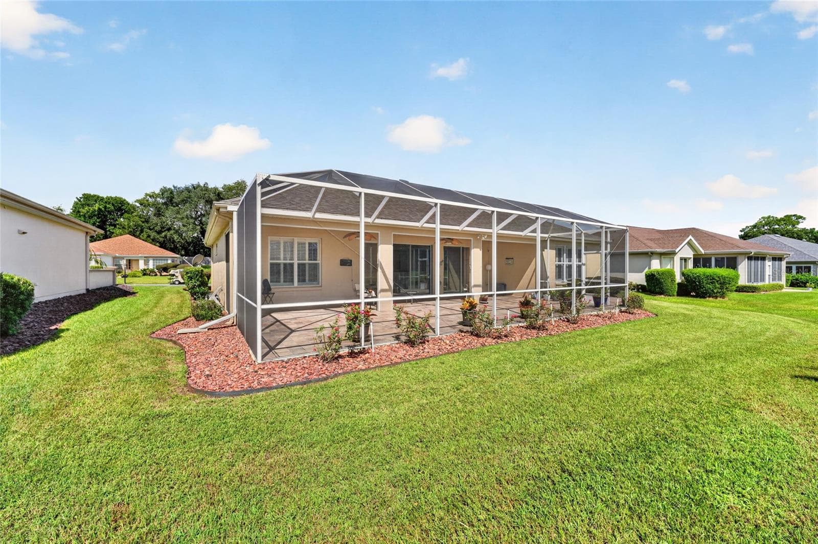 Back of Home - 12827 SE 90TH COURT RD, SUMMERFIELD