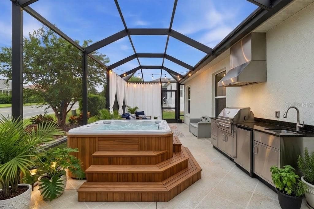 virtual staged, no jacuzzi - 438 TROY LOOP, THE VILLAGES