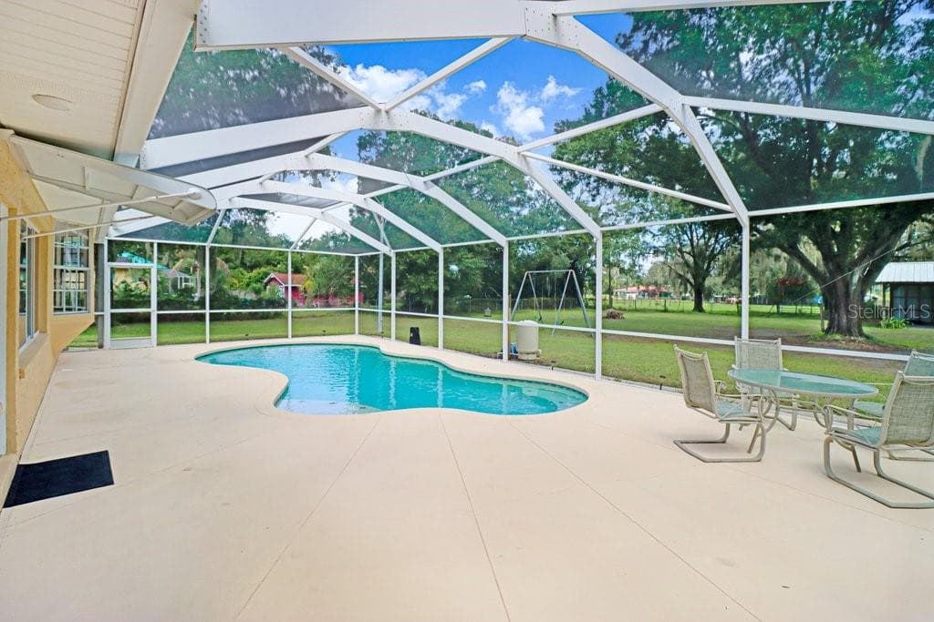 Screened Lanai with Pool - 13108 LILITA AVE, DOVER
