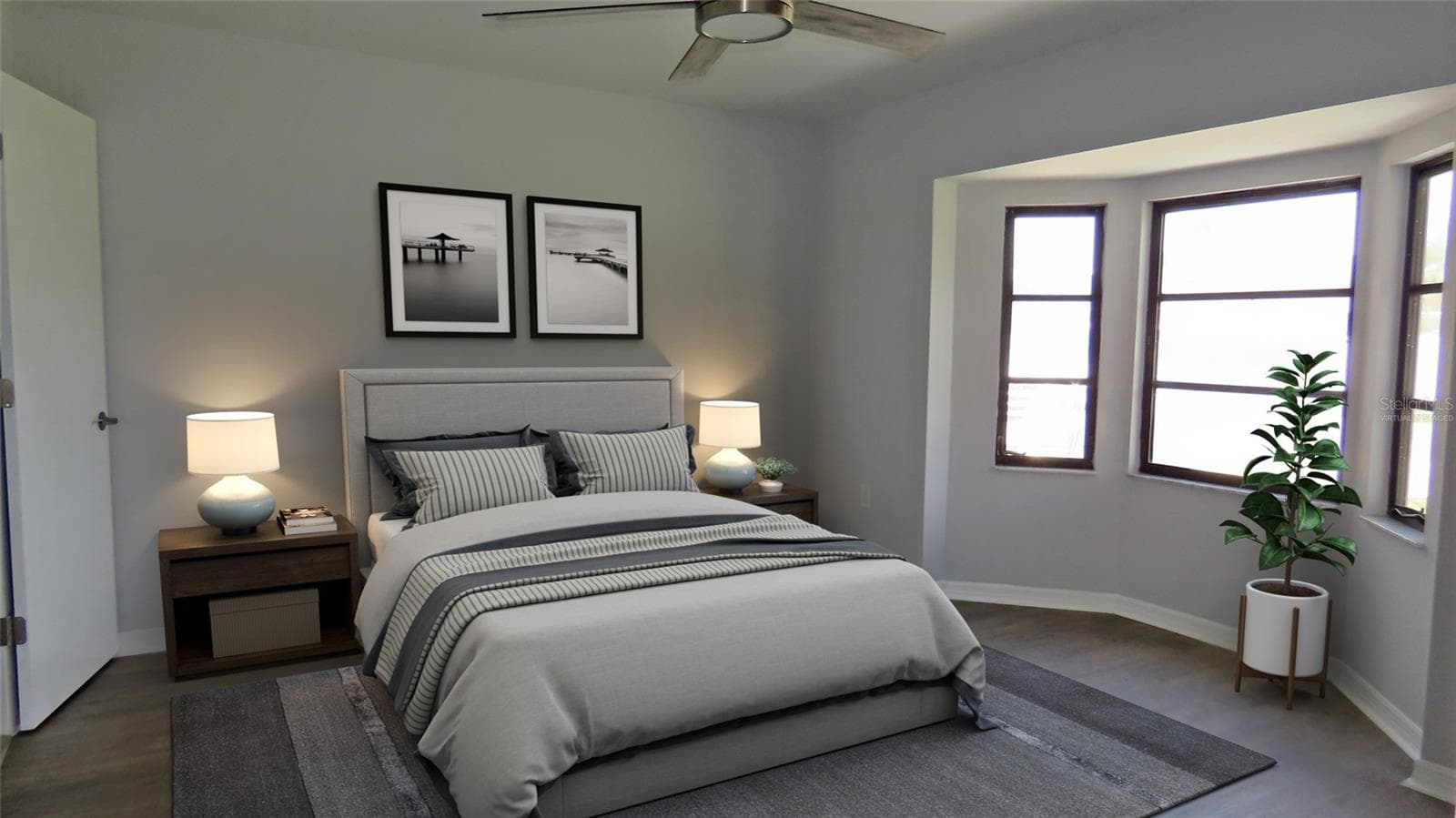 Virtually staged - bedroom 2 - 807 NECTAR RD, VENICE