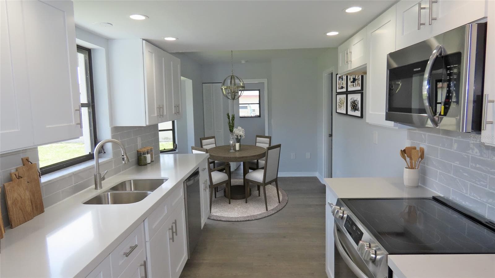 Virtually staged - kitchen - 807 NECTAR RD, VENICE