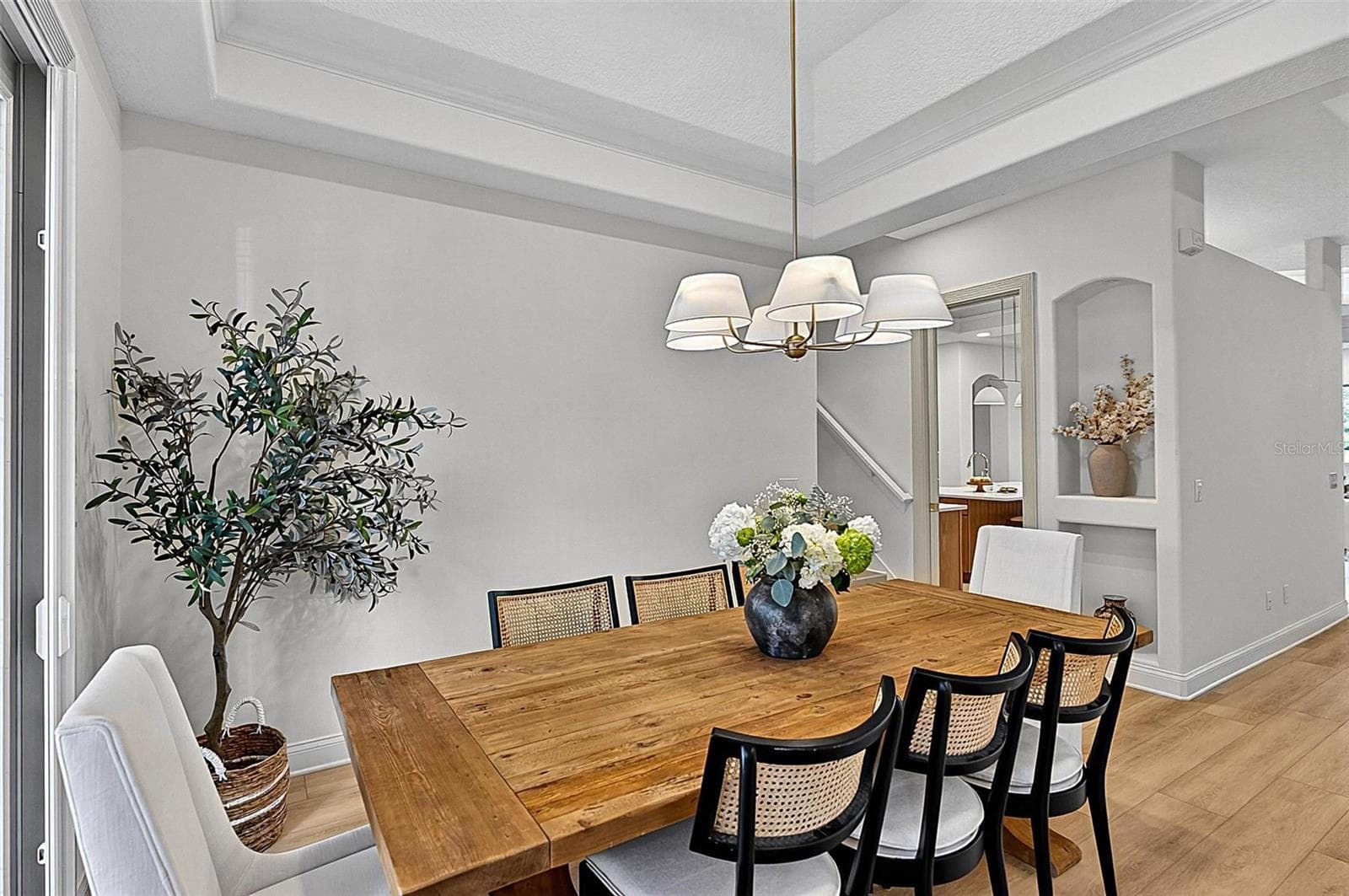 Formal Dining Room with built in shelving - 17 GRANDVIEW DR, PALM COAST