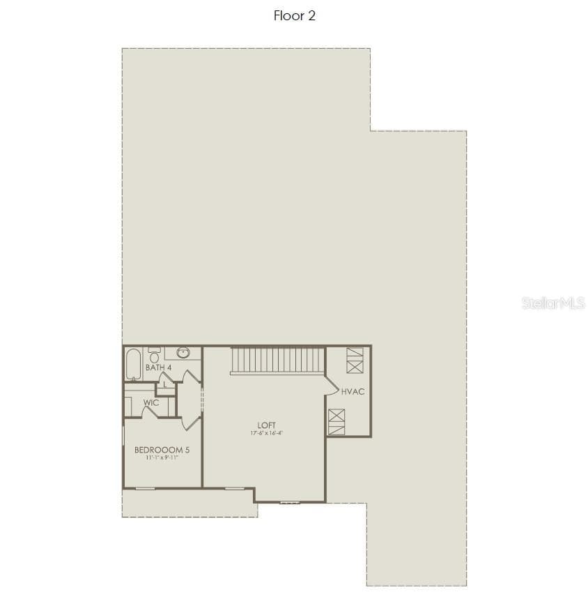 Floor Plan - Floor Two - 285 CRYSTAL WOOD DRIVE, WINTER GARDEN