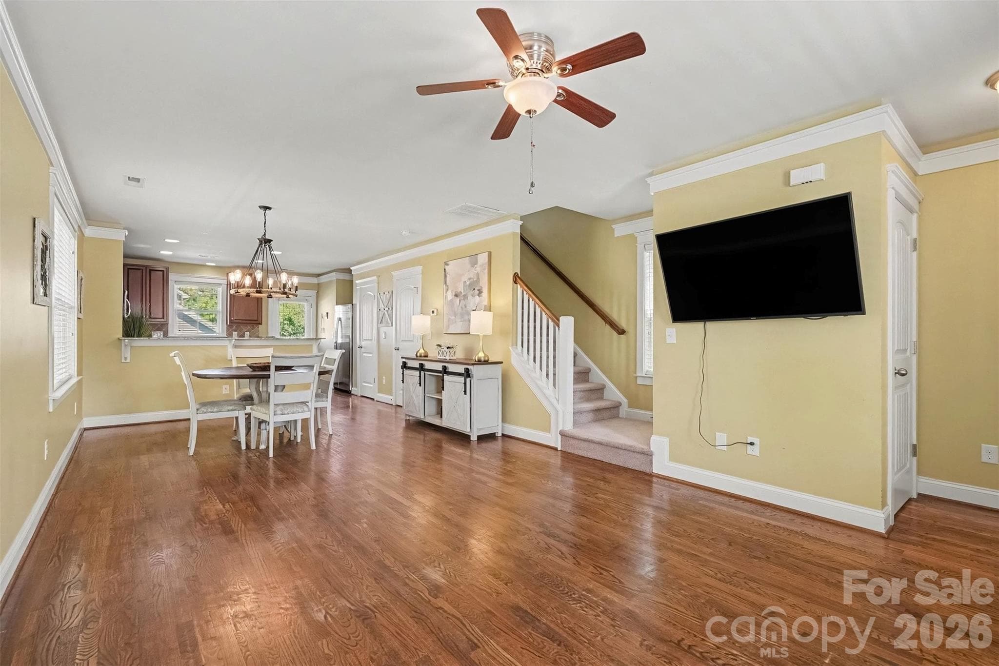 Open Living/Dining/Kitchen area - 13913 Helen Benson Boulevard, Davidson