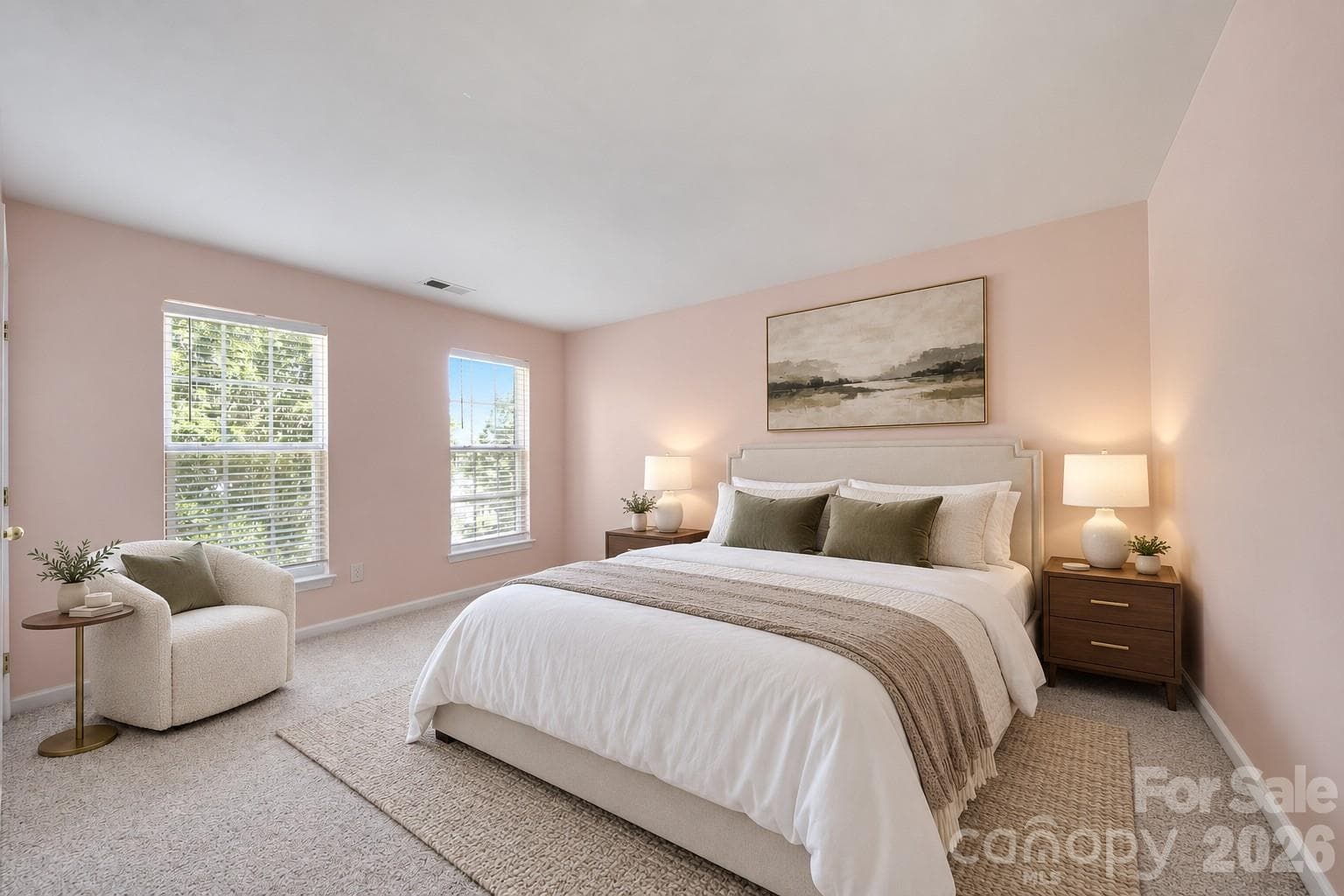 Bedroom 1 Staged - Lake Wylie