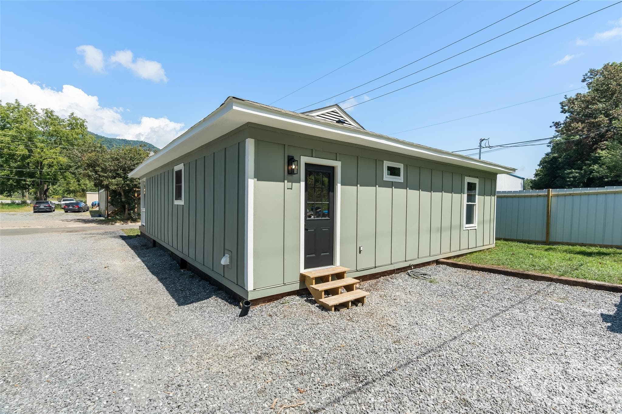 Back of home with entrance into the mudroom - 156 Edwards Avenue, Swannanoa