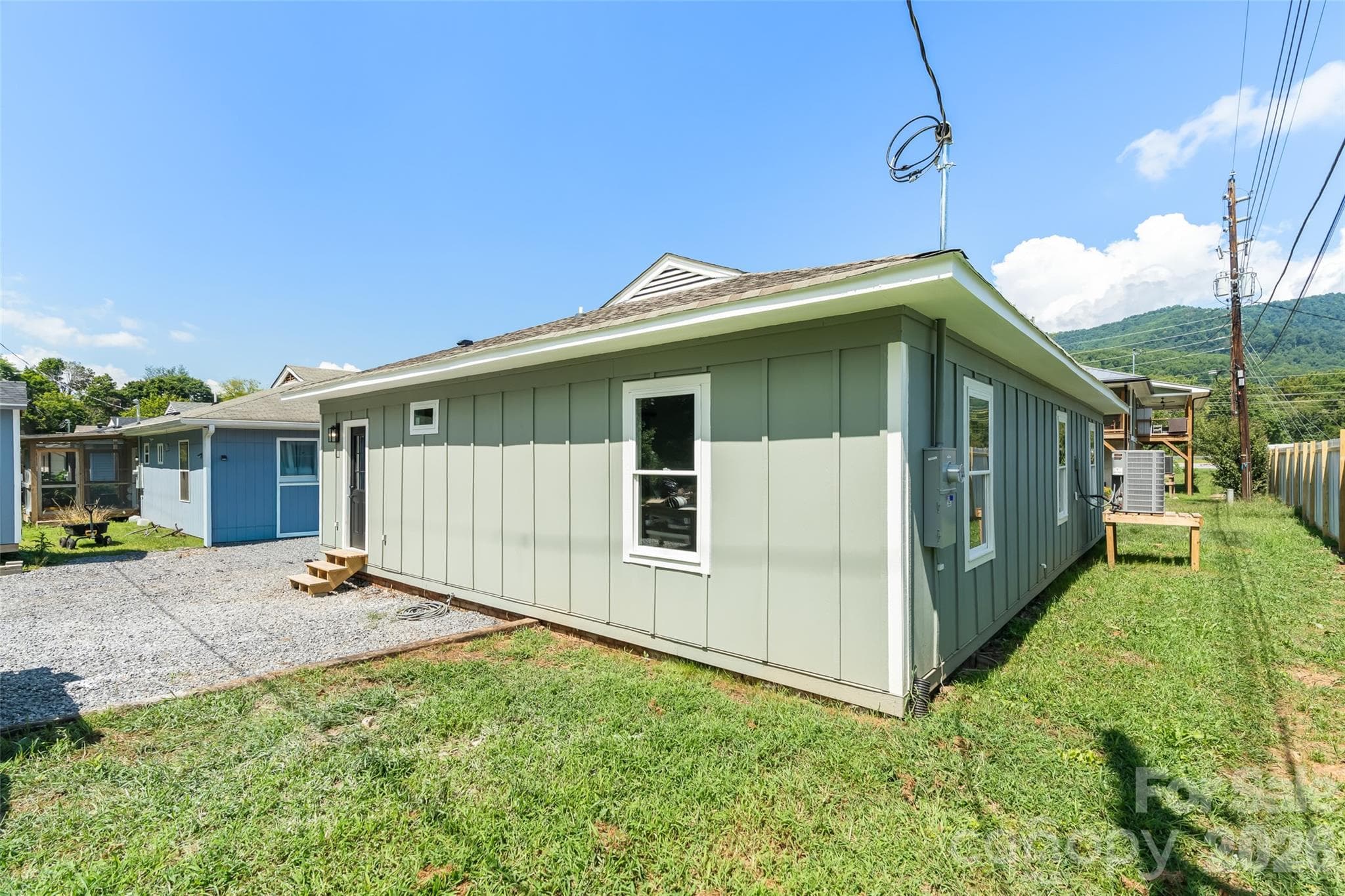 Year round mountain views can be seen facing the front or back of the home - 156 Edwards Avenue, Swannanoa
