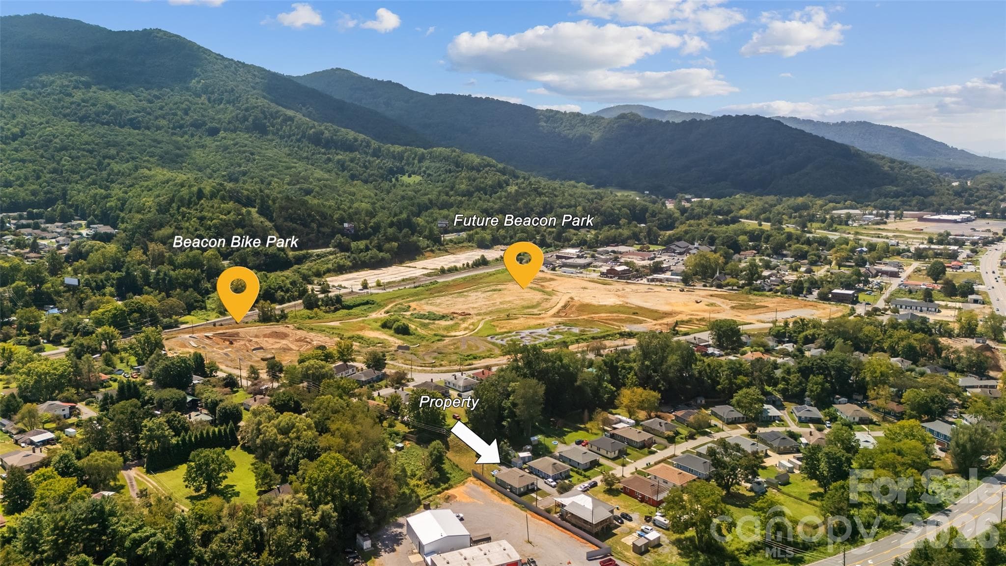 Future home of Beacon Park and Beacon Bike Park - 156 Edwards Avenue, Swannanoa