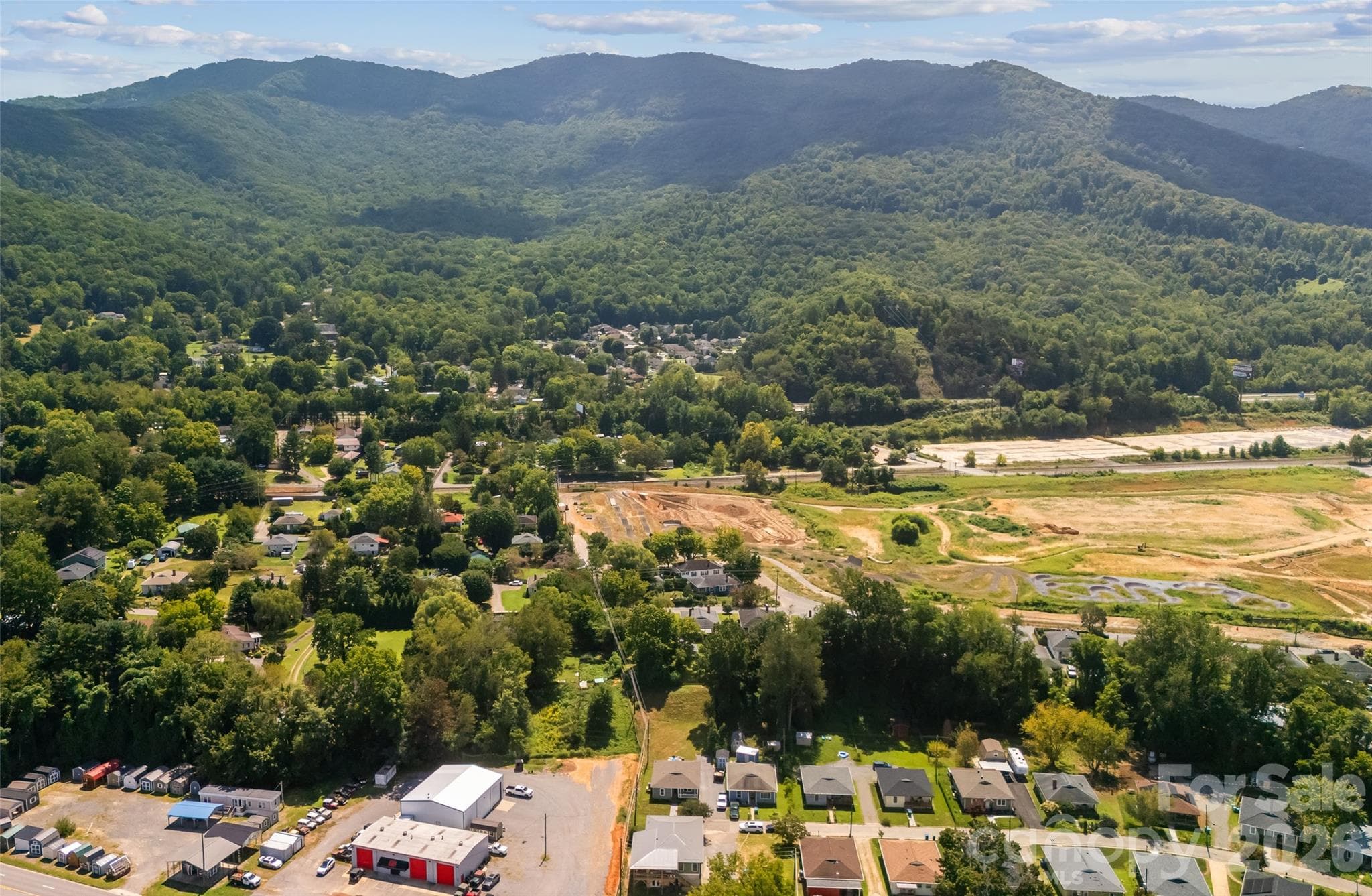 Aerial proximity mountain views - 156 Edwards Avenue, Swannanoa
