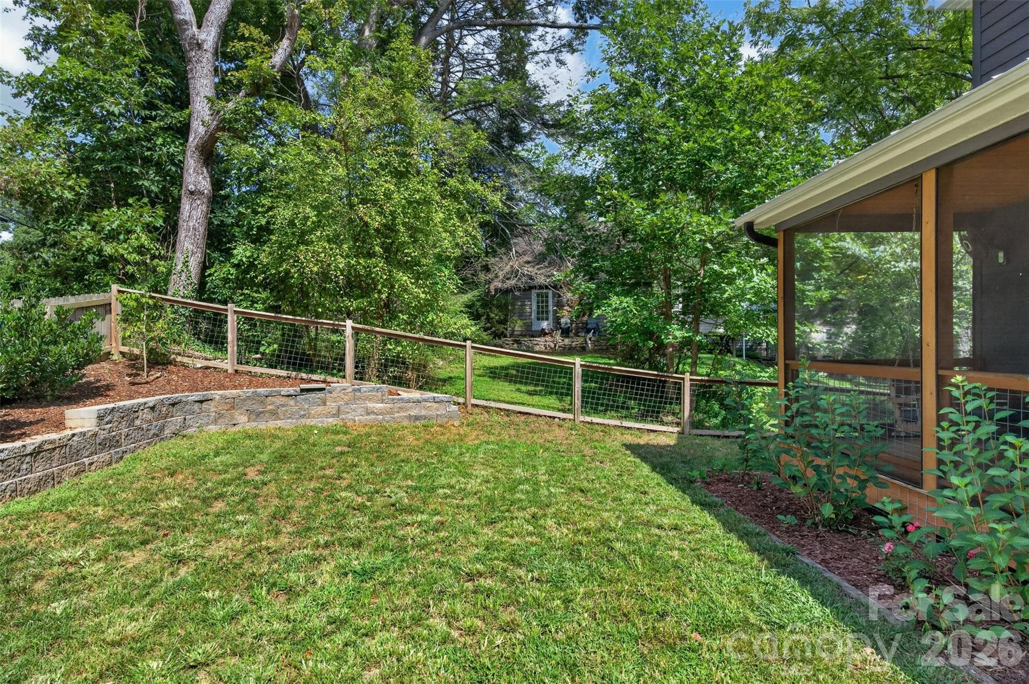 Flat front yard - 134 Shelburne Road, Asheville