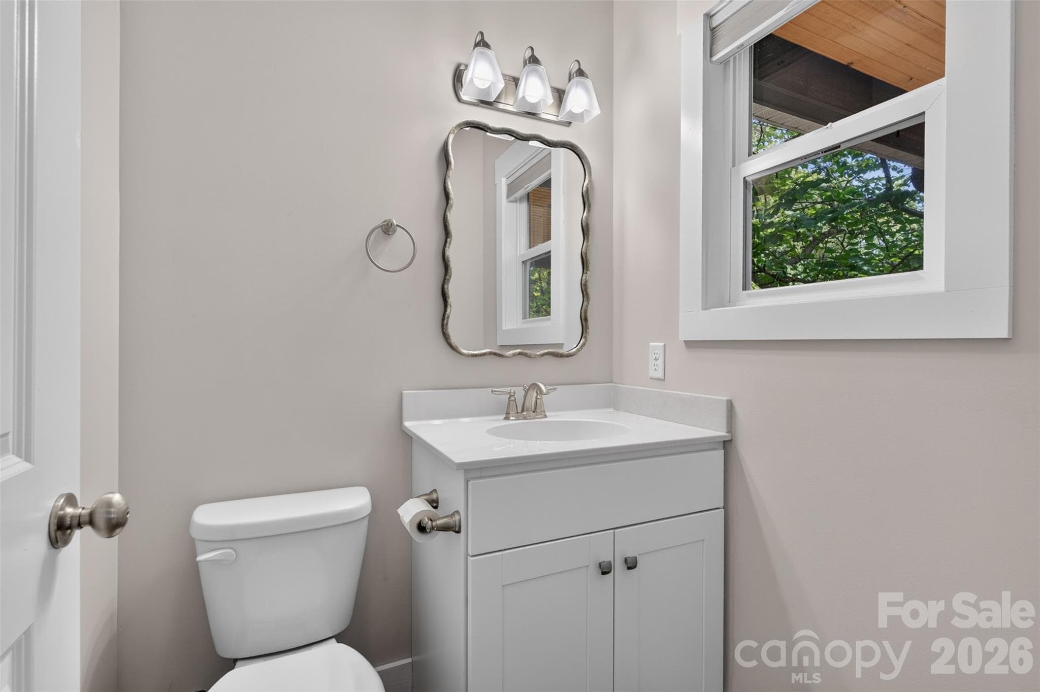 Half bath on main - 134 Shelburne Road, Asheville