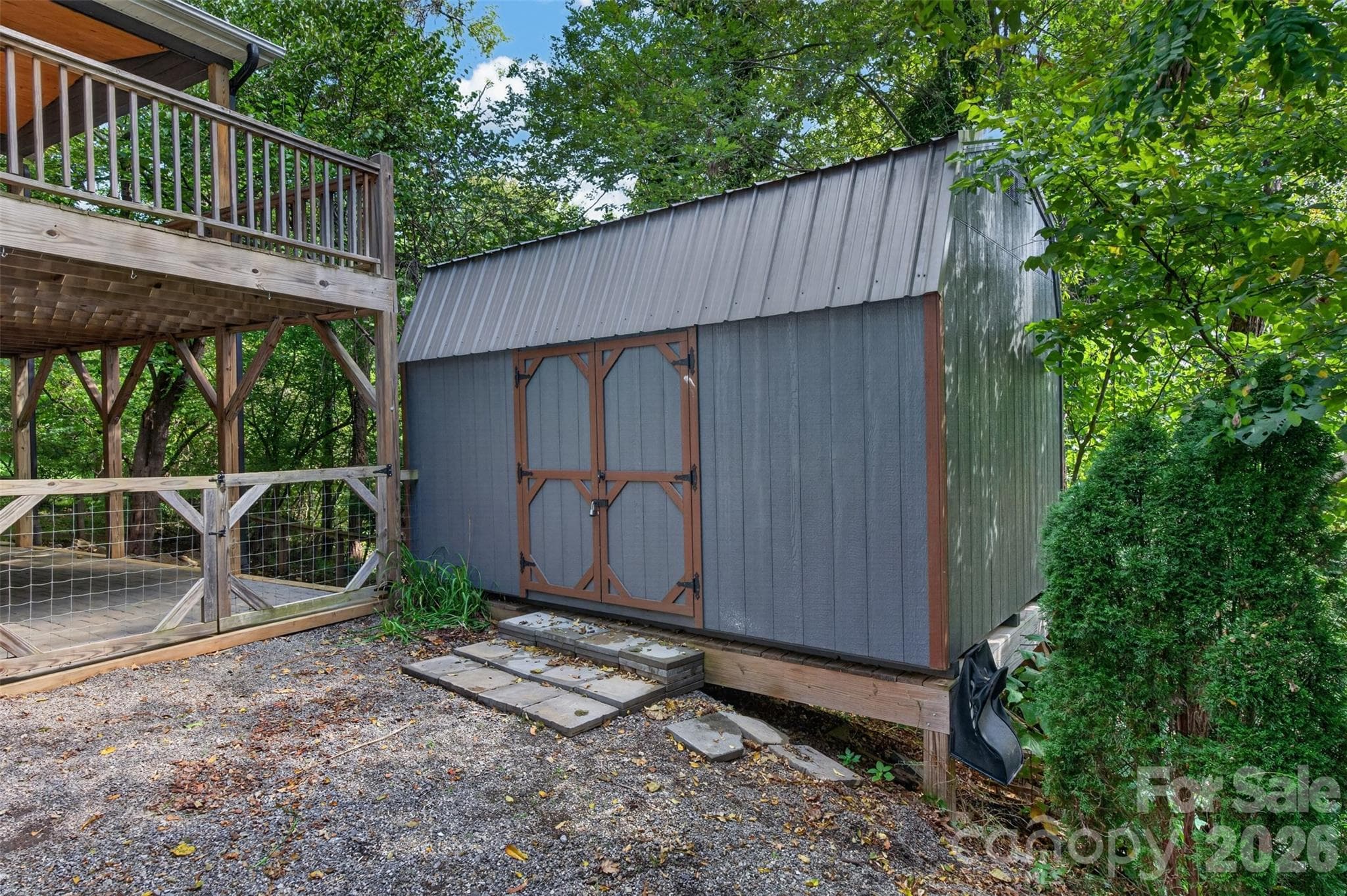 Storage shed - 134 Shelburne Road, Asheville