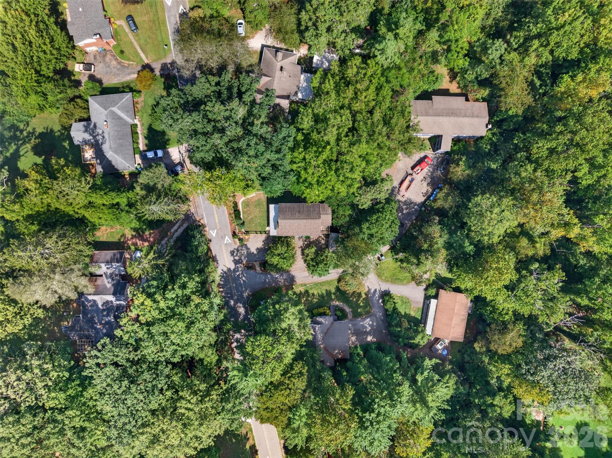 Aerial view - 134 Shelburne Road, Asheville