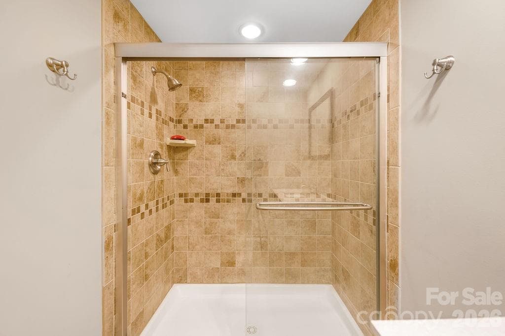 Lower Level Shower - 151 Hillside Drive, Swannanoa