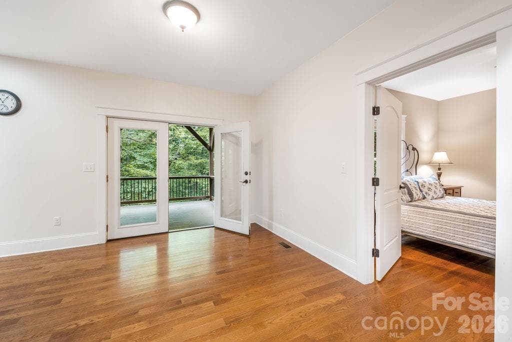 Lower level Doors to Deck - 151 Hillside Drive, Swannanoa