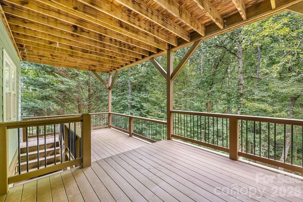 Lower Level Deck - 151 Hillside Drive, Swannanoa