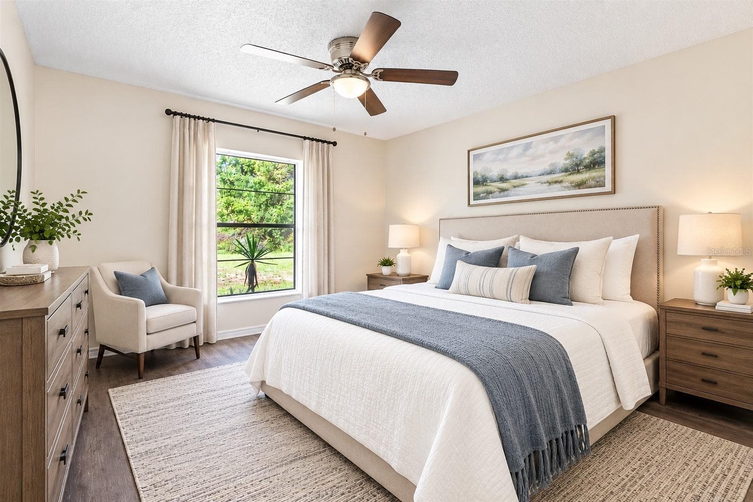 staged bedroom 3 - 2501 PLUMOSA DR, LAKE WALES