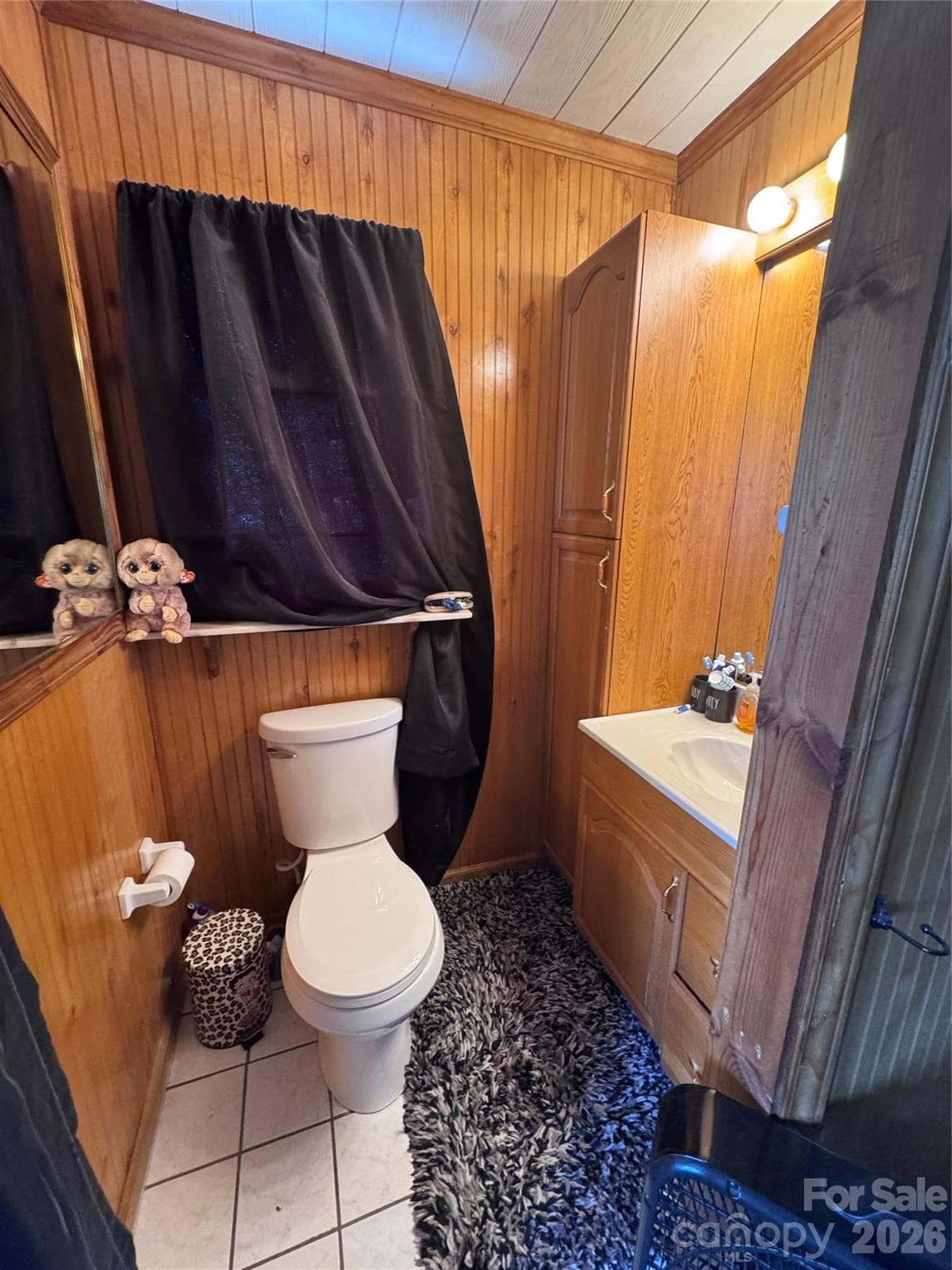 Primary half-bath (current) - 106 Myrtle Street, Morganton