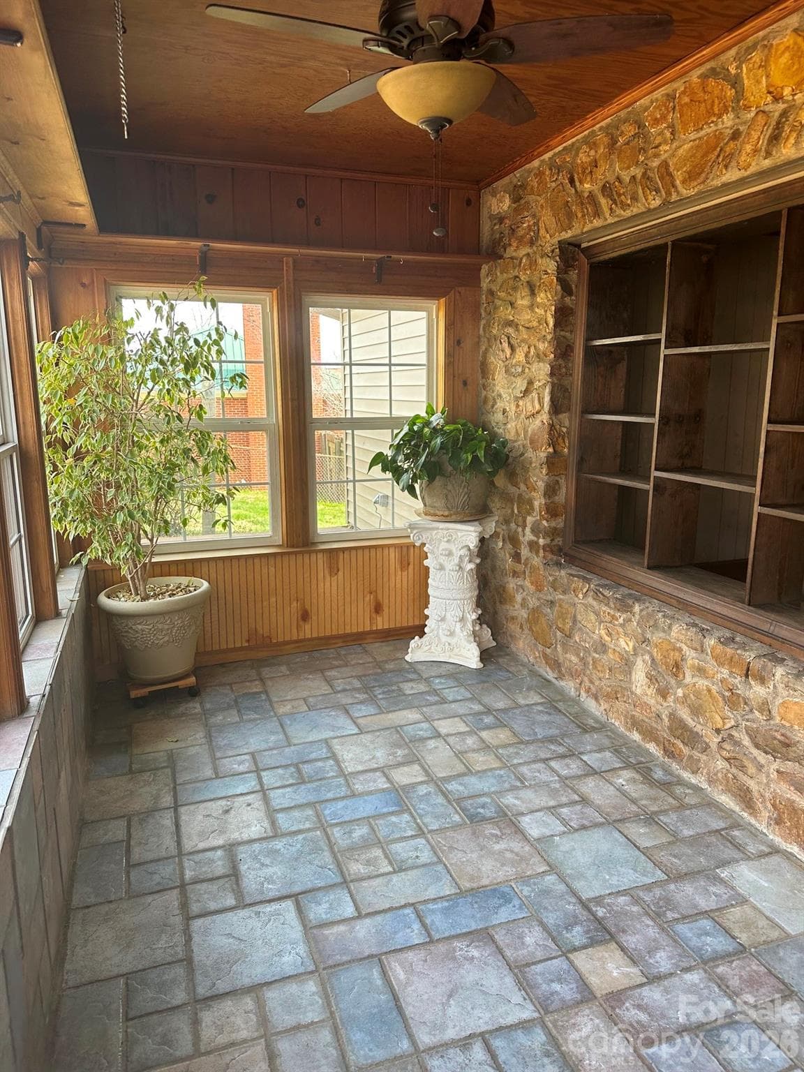 Owner's picture - enclosed porch empty - 106 Myrtle Street, Morganton