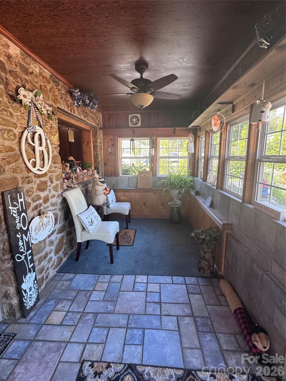 Enclosed porch (current) - 106 Myrtle Street, Morganton