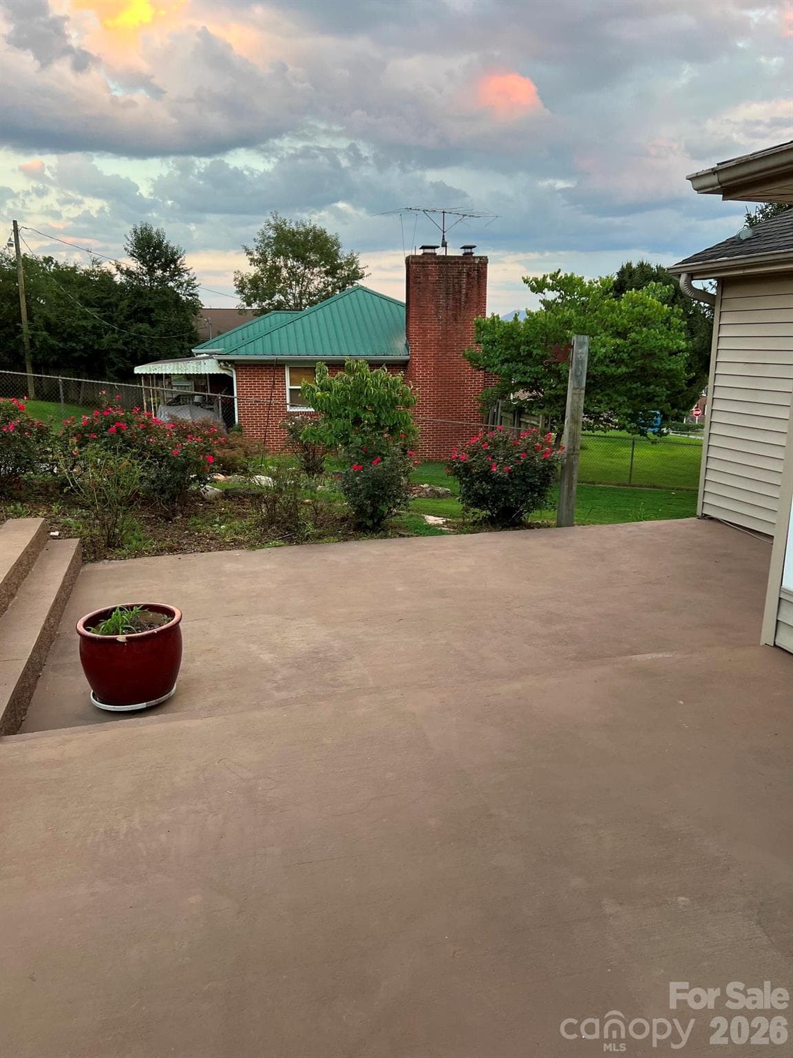 Outside patio - 106 Myrtle Street, Morganton