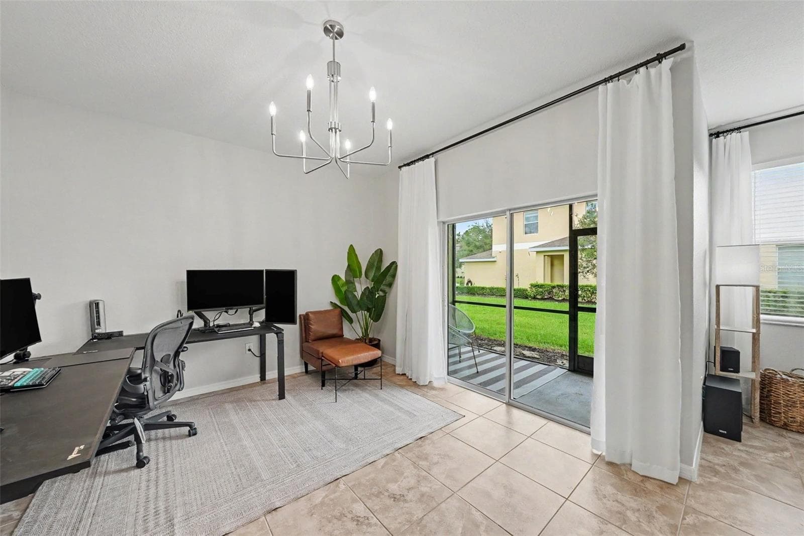 DINING SPACE CURRENTLY BEING USED AS AN OFFICE - 8604 FIDDLELEAF COURT, TAMPA