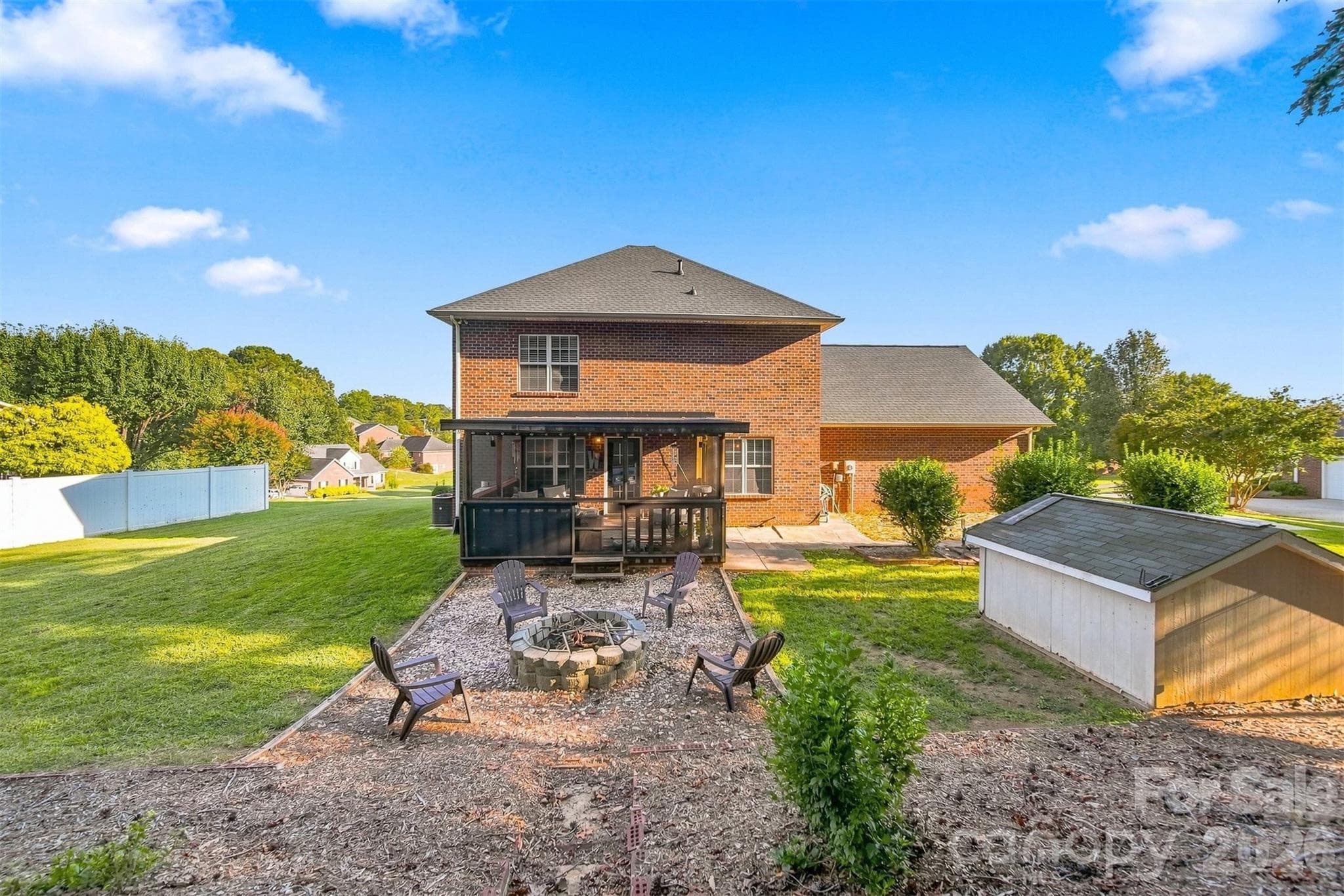 Back yard - 5171 Butner Drive, Hickory